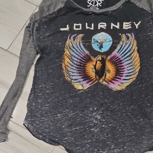 Chaser Black and Gray Journey Long Sleeve Tee